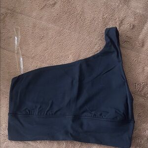 lululemon athletica Black One-Shoulder Sports Bra